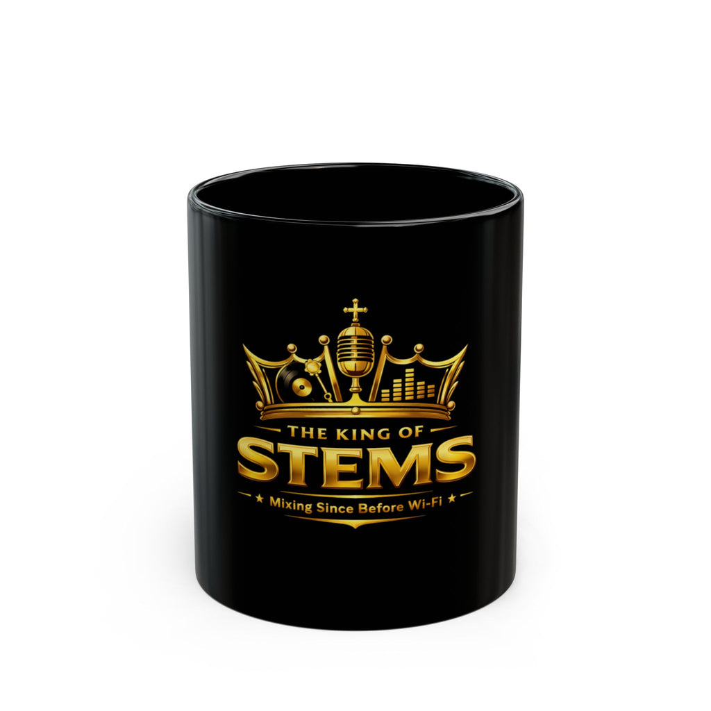 The King of STEMs - Black Coffee Mug – Gift (11oz & 15oz)