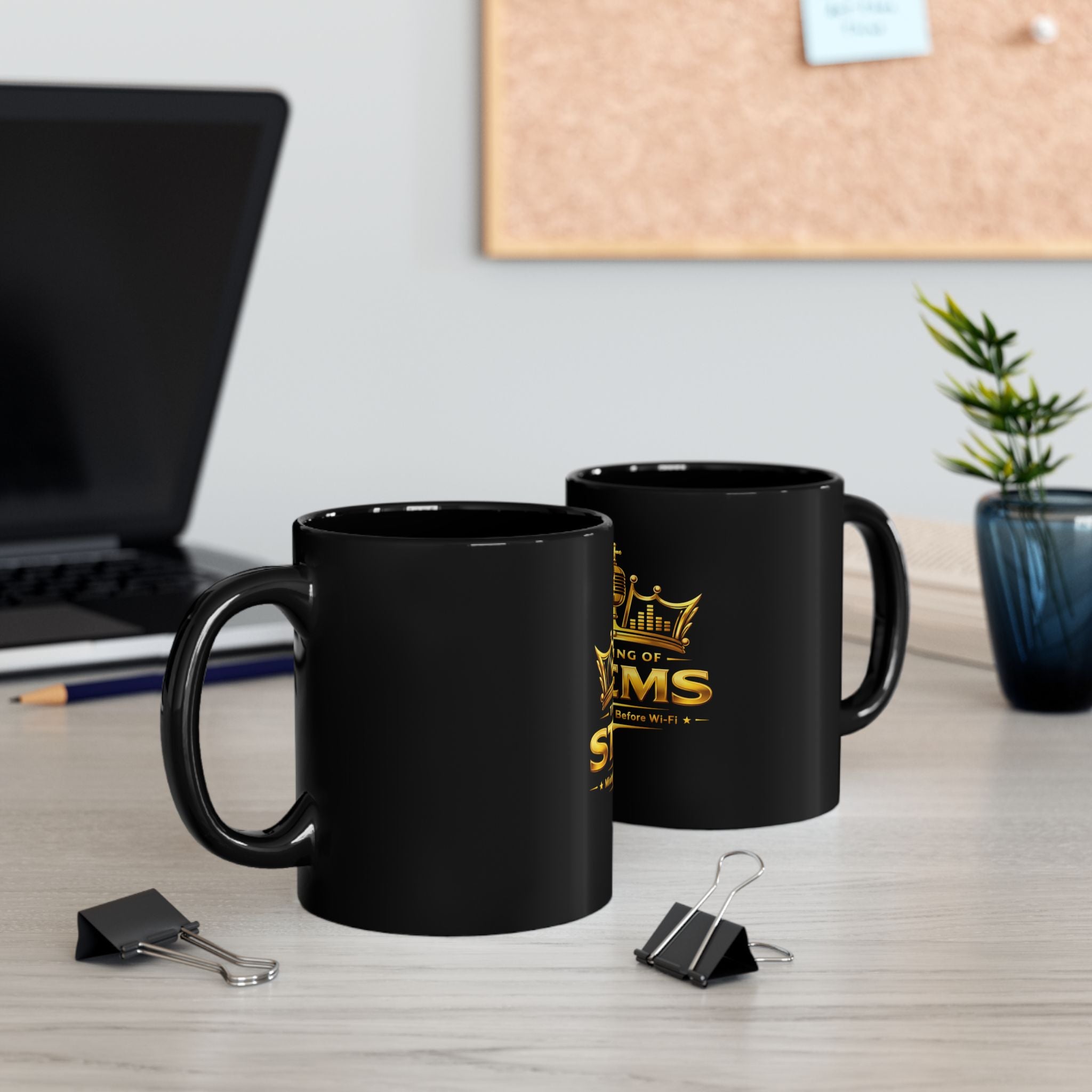 The King of STEMs - Black Coffee Mug – Gift (11oz & 15oz)