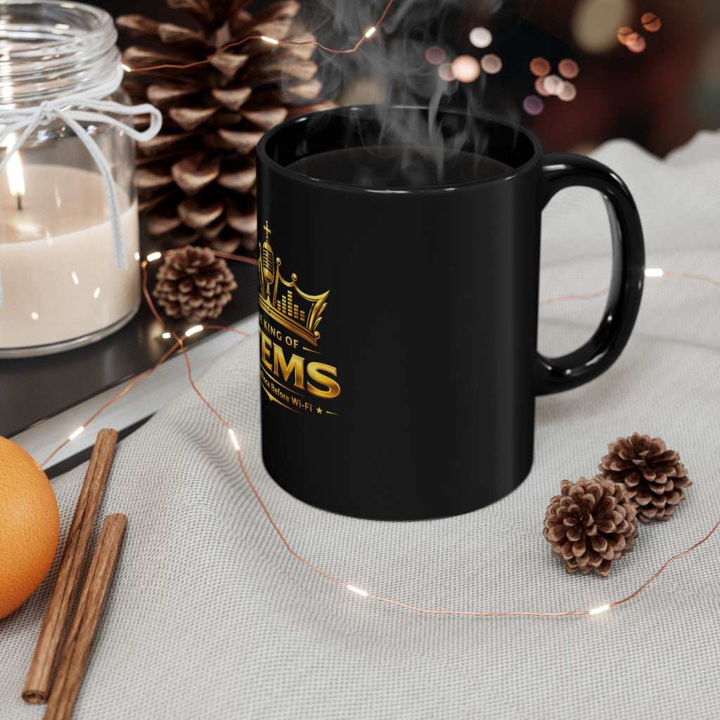 The King of STEMs - Black Coffee Mug – Gift (11oz & 15oz)