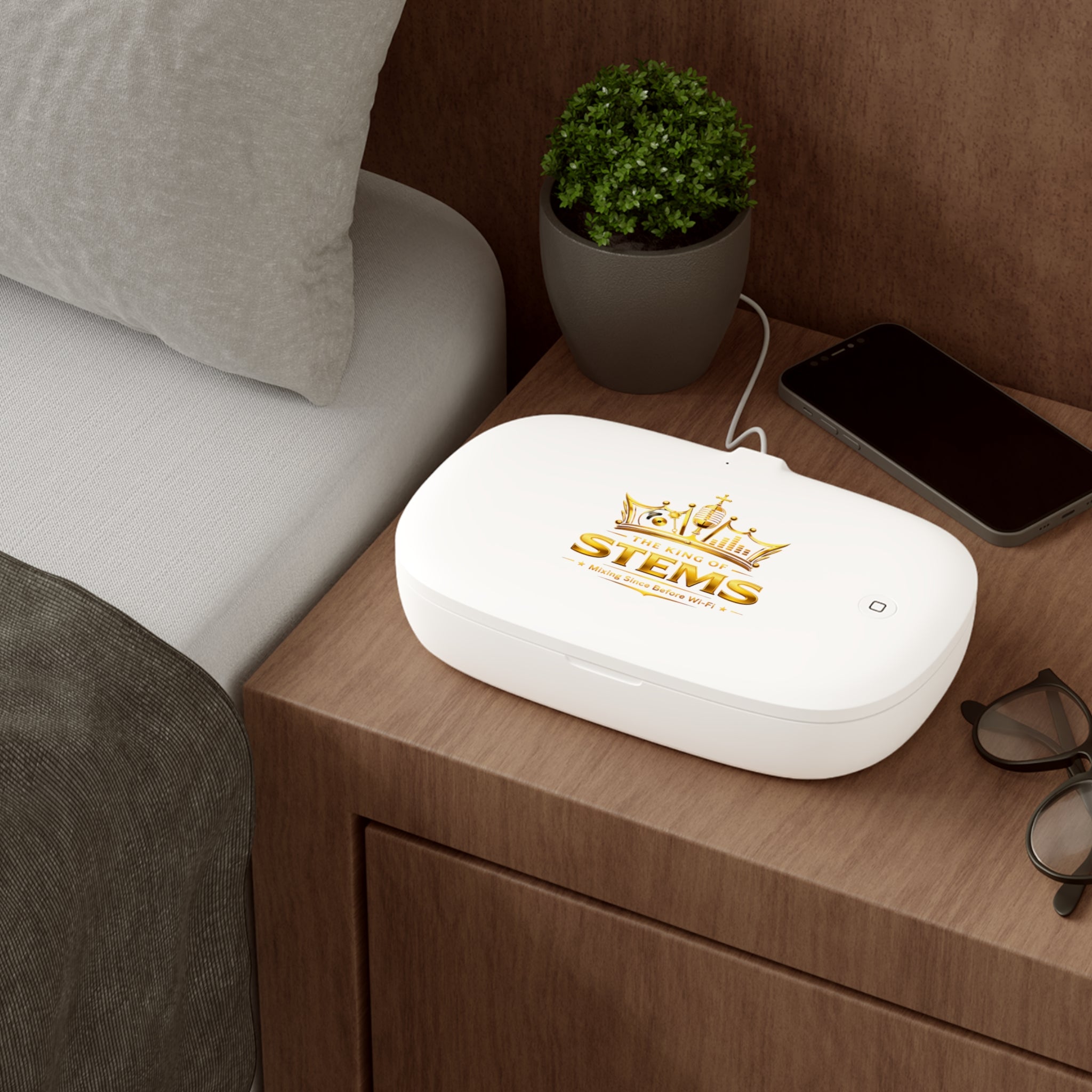 The King of Stems - UV Wireless Sanitizer & Charging Pad