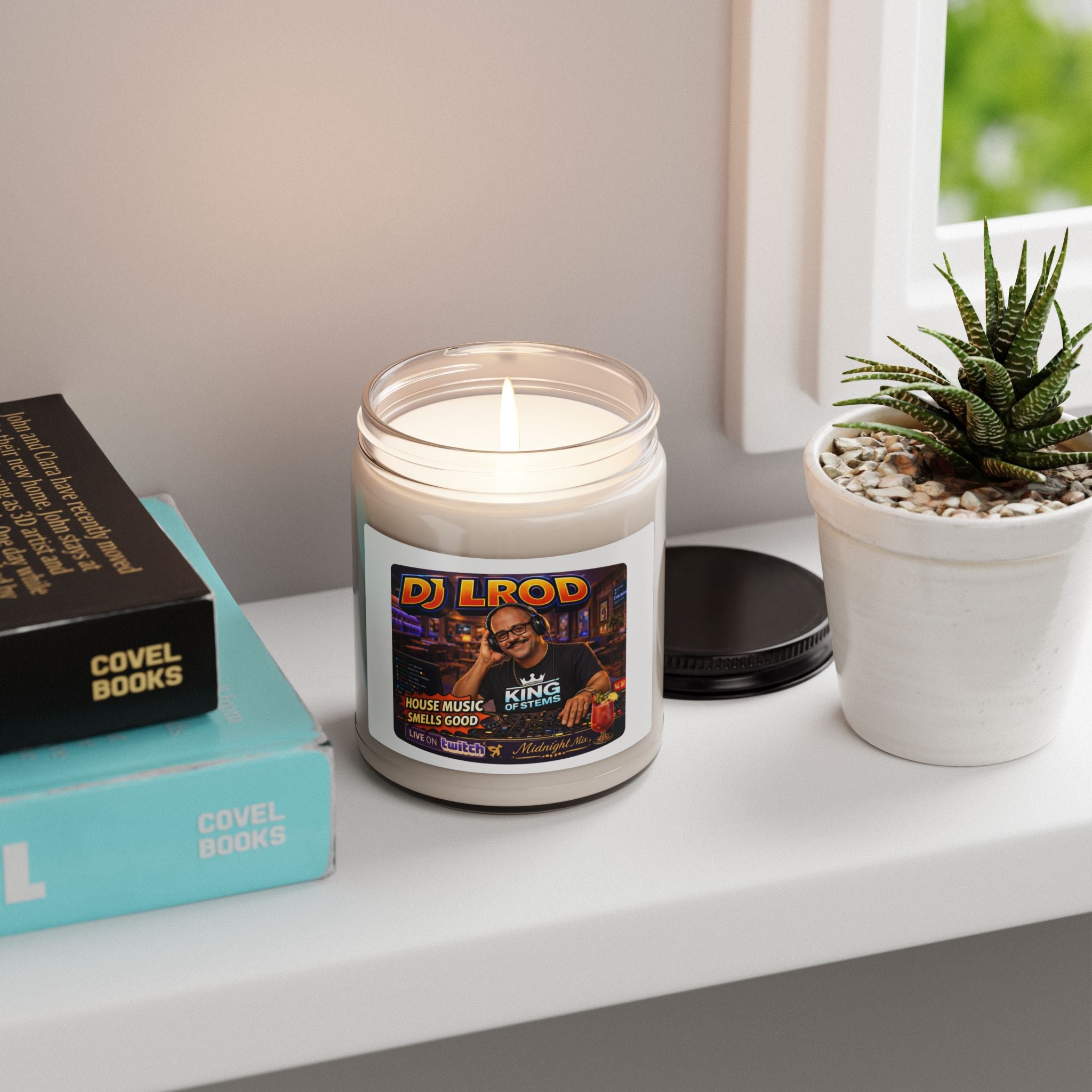 KING OF STEMS - House Music Smells Good - 9oz Scented Soy Candle