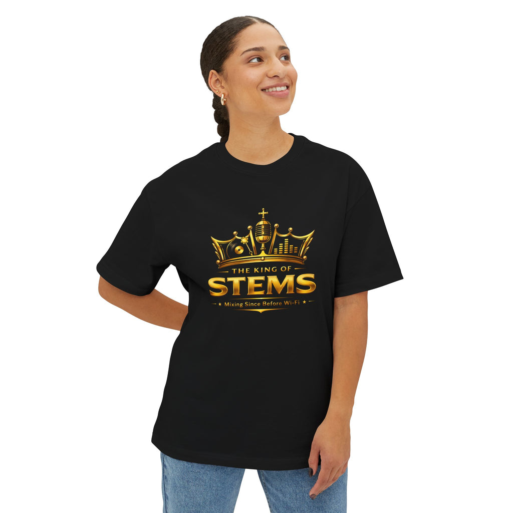 KING OF STEMS Logo - Oversized Tee