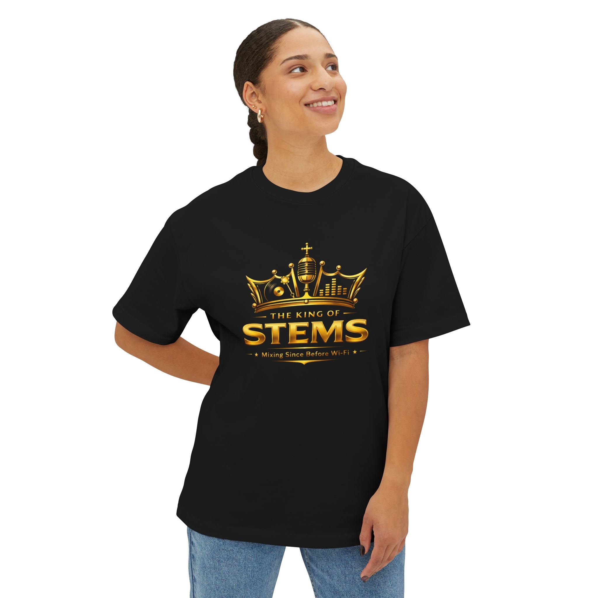 KING OF STEMS Logo - Oversized Tee