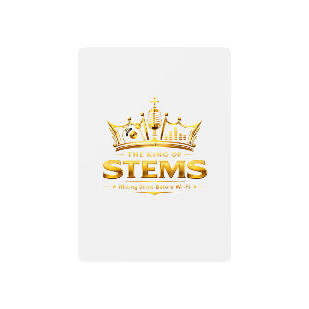 The King of Stems Gold Logo - SPADES Playing Cards - Card Deck