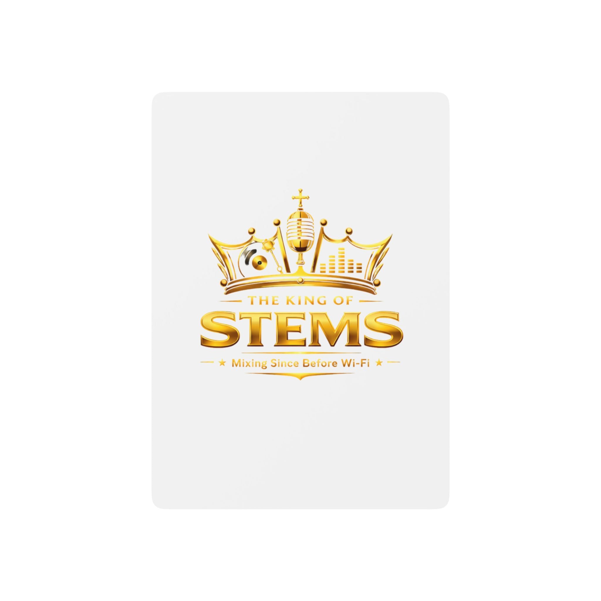 The King of Stems Gold Logo - SPADES Playing Cards - Card Deck