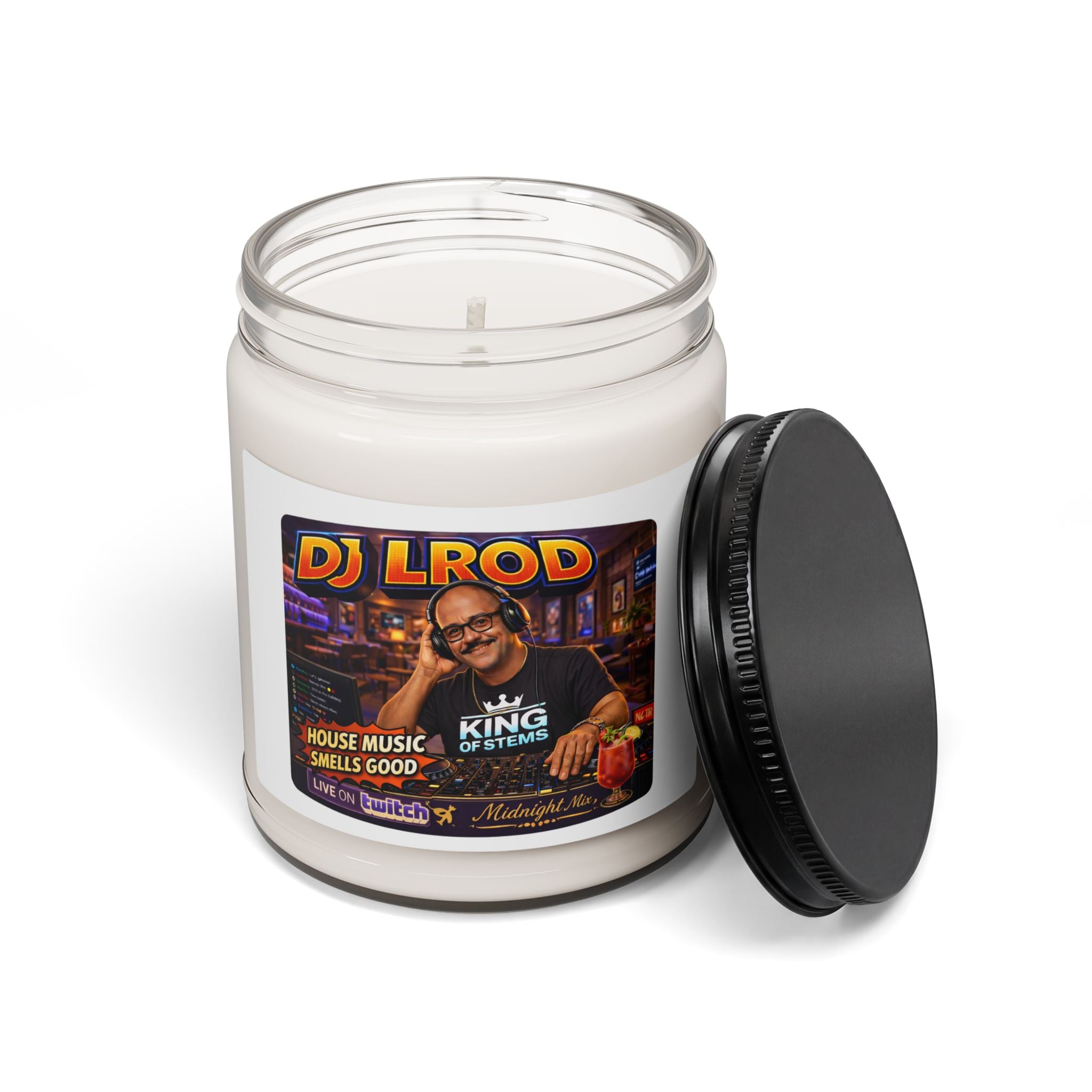 KING OF STEMS - House Music Smells Good - 9oz Scented Soy Candle