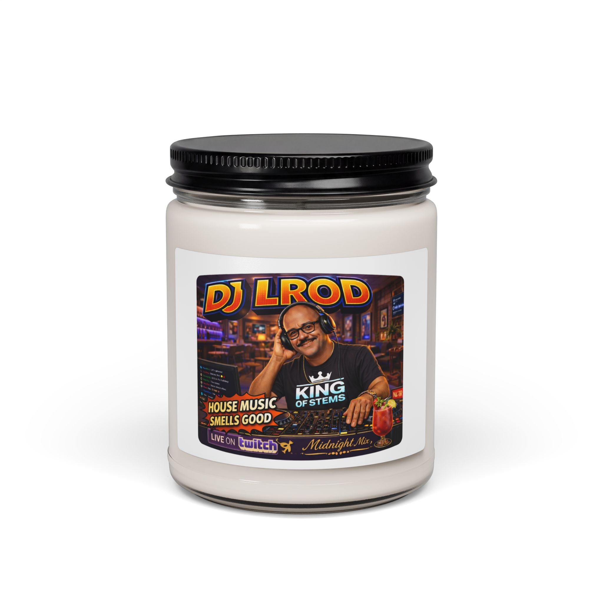 KING OF STEMS - House Music Smells Good - 9oz Scented Soy Candle