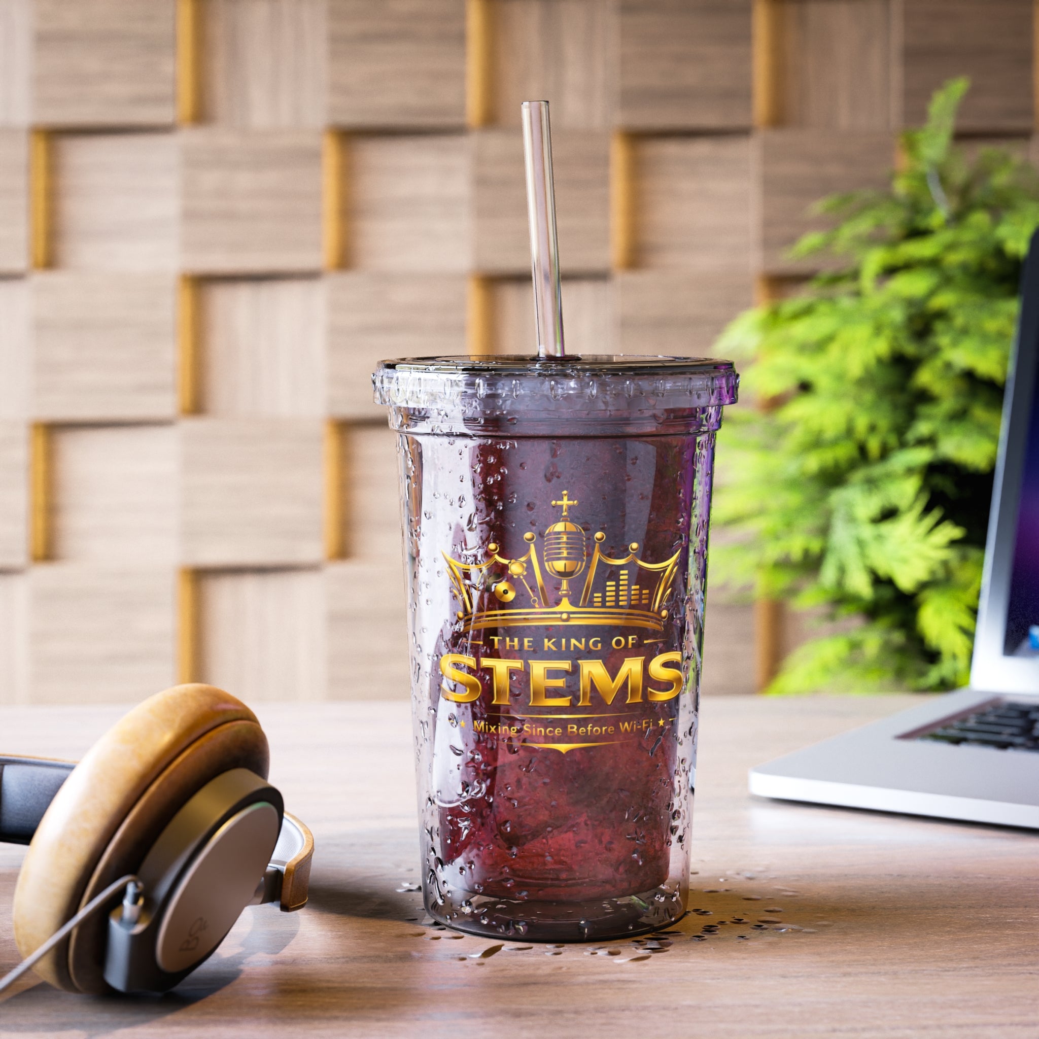 King of Stems - Acrylic Tumbler - Clear Reusable Cup
