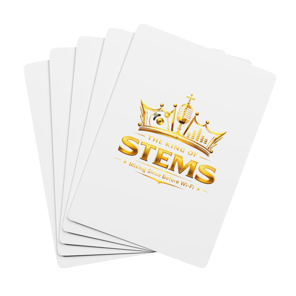 The King of Stems Gold Logo - SPADES Playing Cards - Card Deck