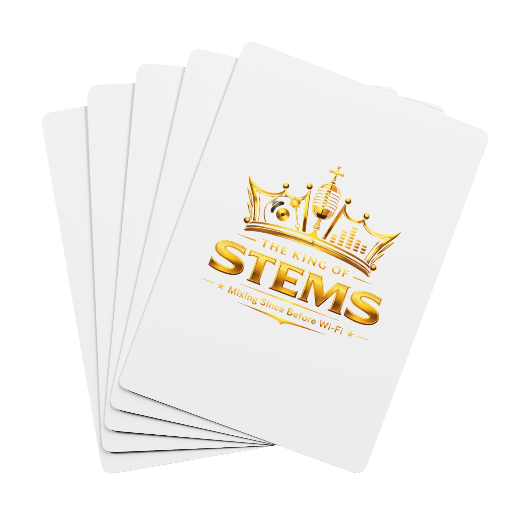 The King of Stems Gold Logo - SPADES Playing Cards - Card Deck