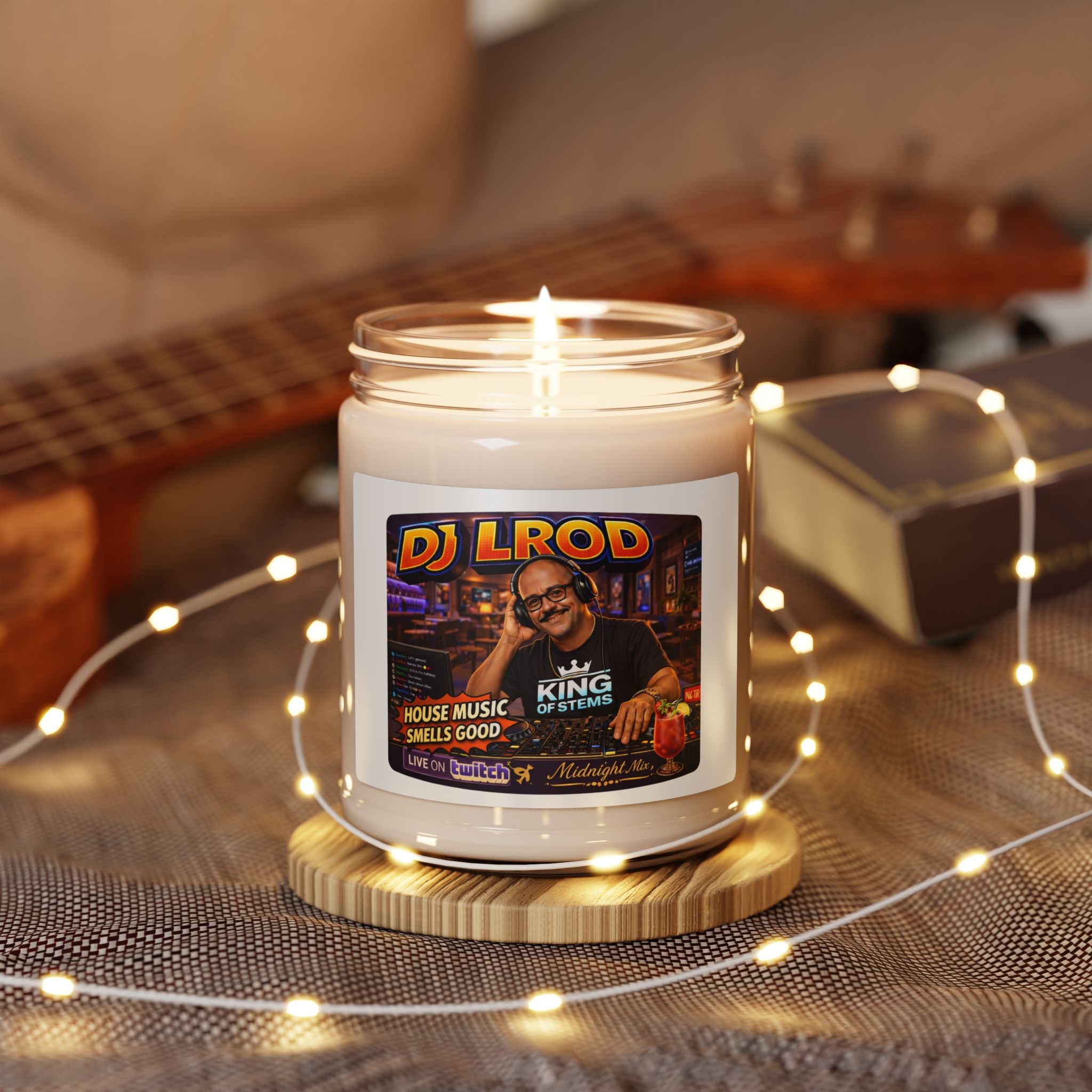 KING OF STEMS - House Music Smells Good - 9oz Scented Soy Candle